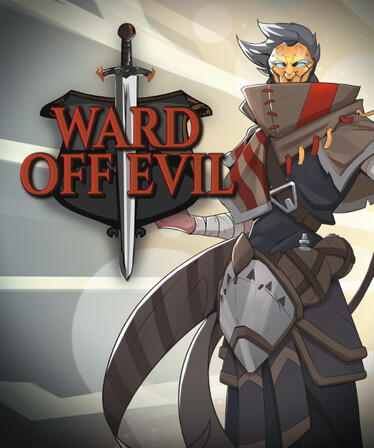 Ward Off Evil promotional artwork featuring an armored fantasy warrior