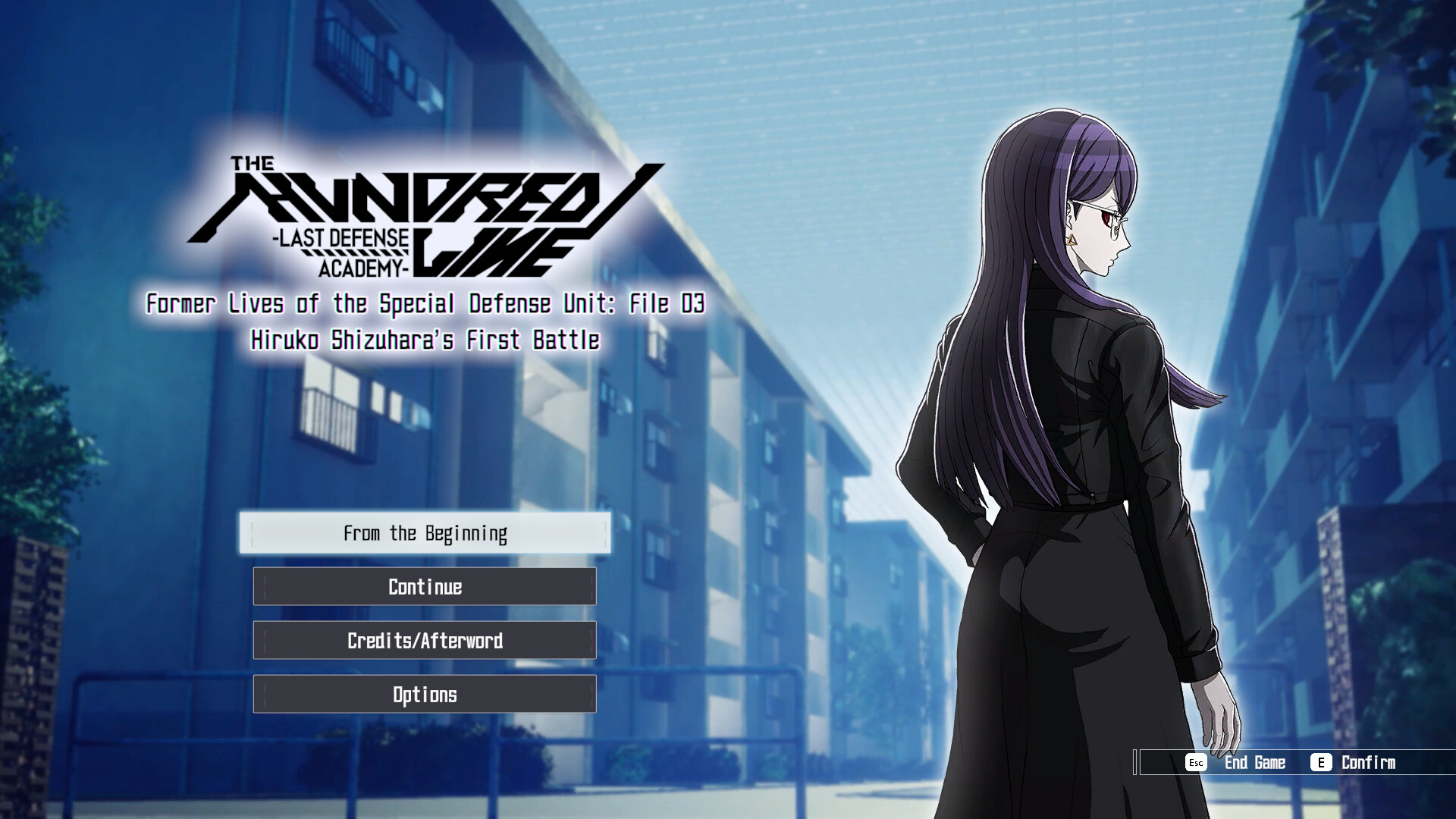 HUNDRED LINE -最終防衛学園- 特防隊前日譚ＦＩＬＥ０３　雫原比留子の初陣 screenshot 1