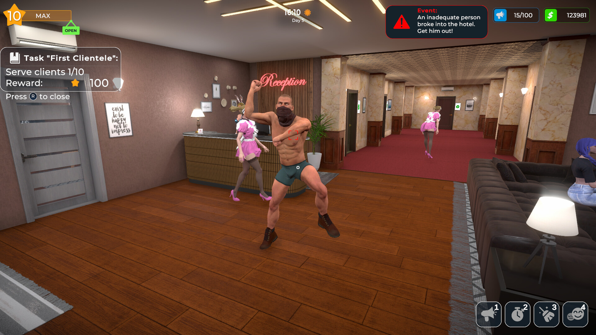 LOVE Hotel Simulator 🏩 screenshot 2