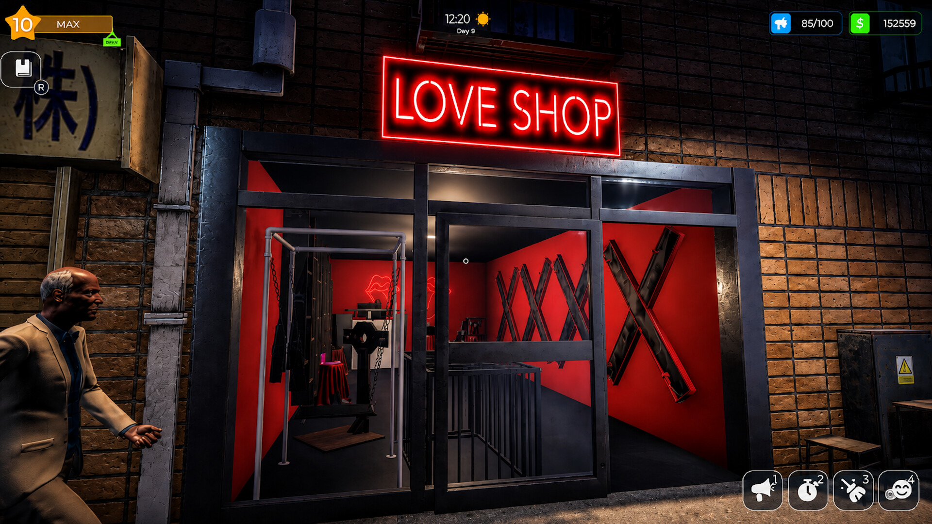 LOVE Hotel Simulator gameplay screenshot 2