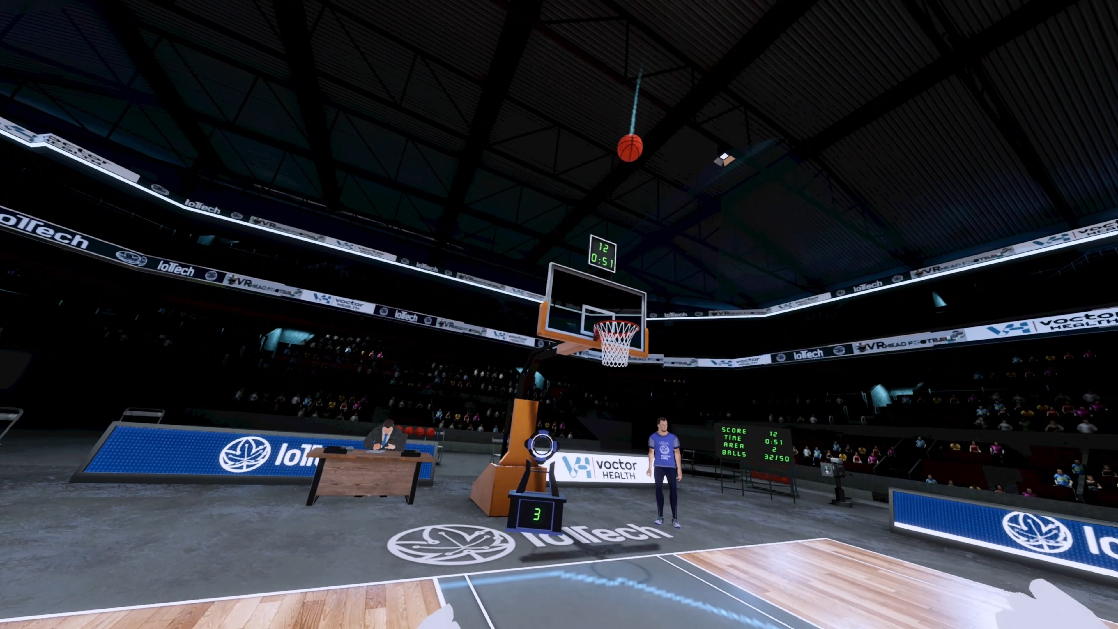 VR Basketball: Training Challenge screenshot 6