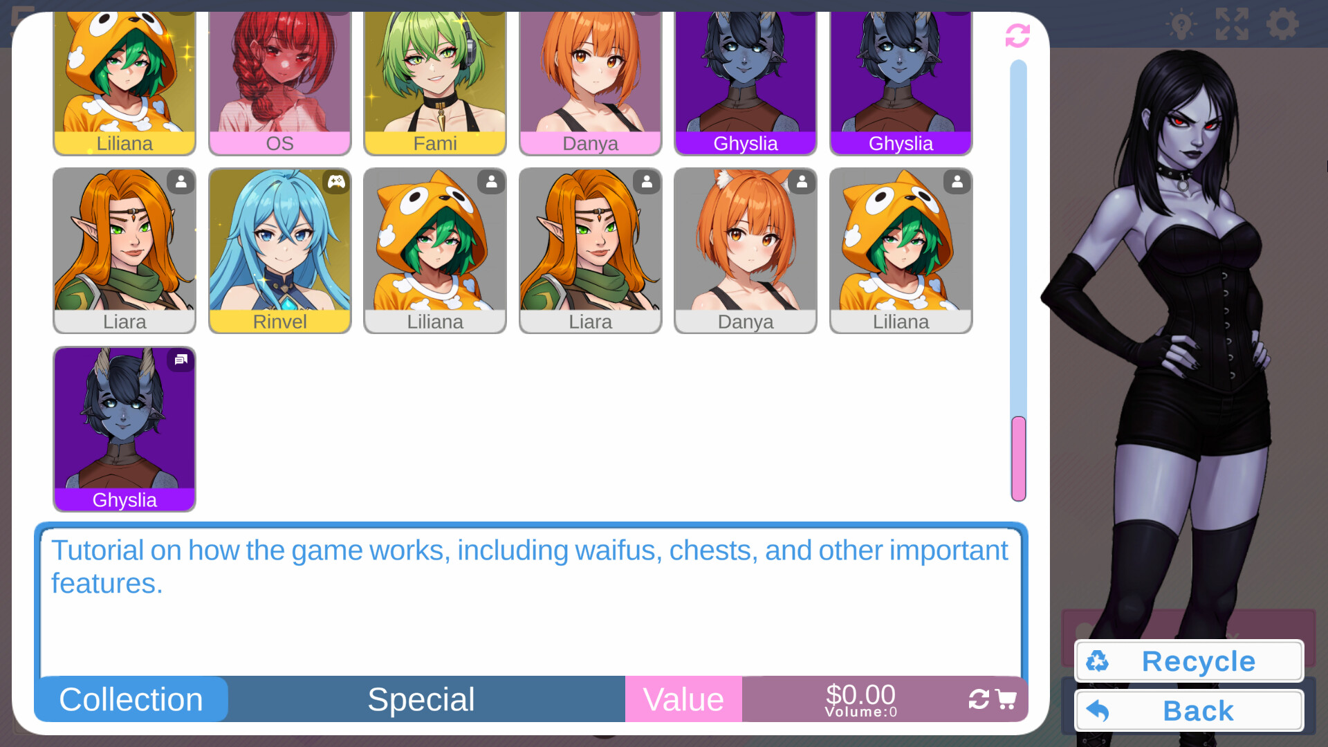Waifusitter screenshot 4