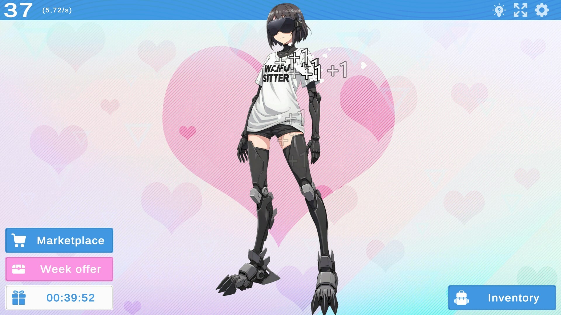 Waifusitter screenshot 1