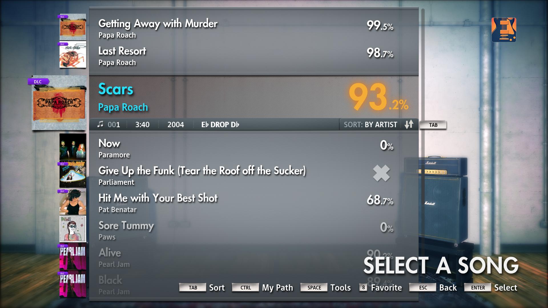 Rocksmith 2014 - Papa Roach - Scars screenshot 1