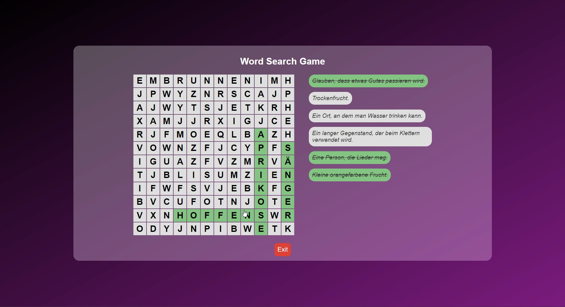 WonderLang German screenshot 9