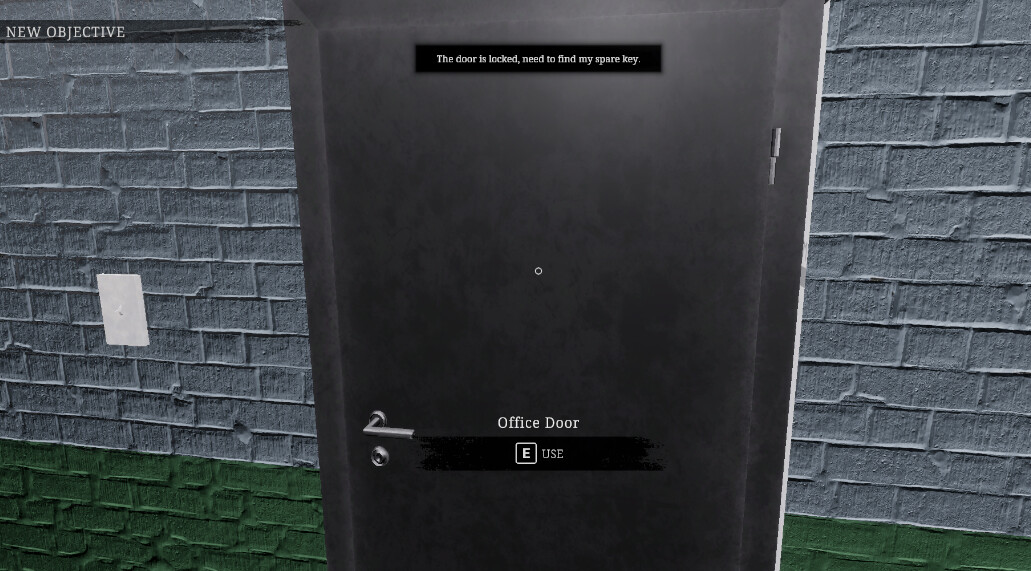 一個看起來像是證物室或儲藏室的地方，充滿了神秘感。