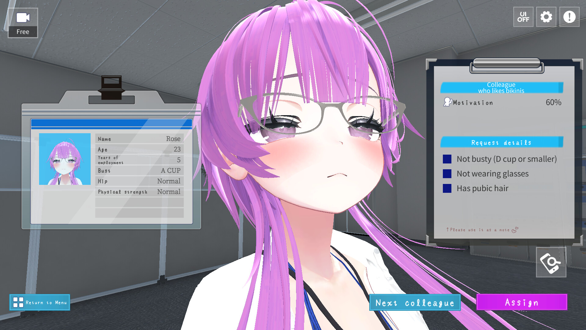 Let's Start Managing the Sexual Relief Department! screenshot 3