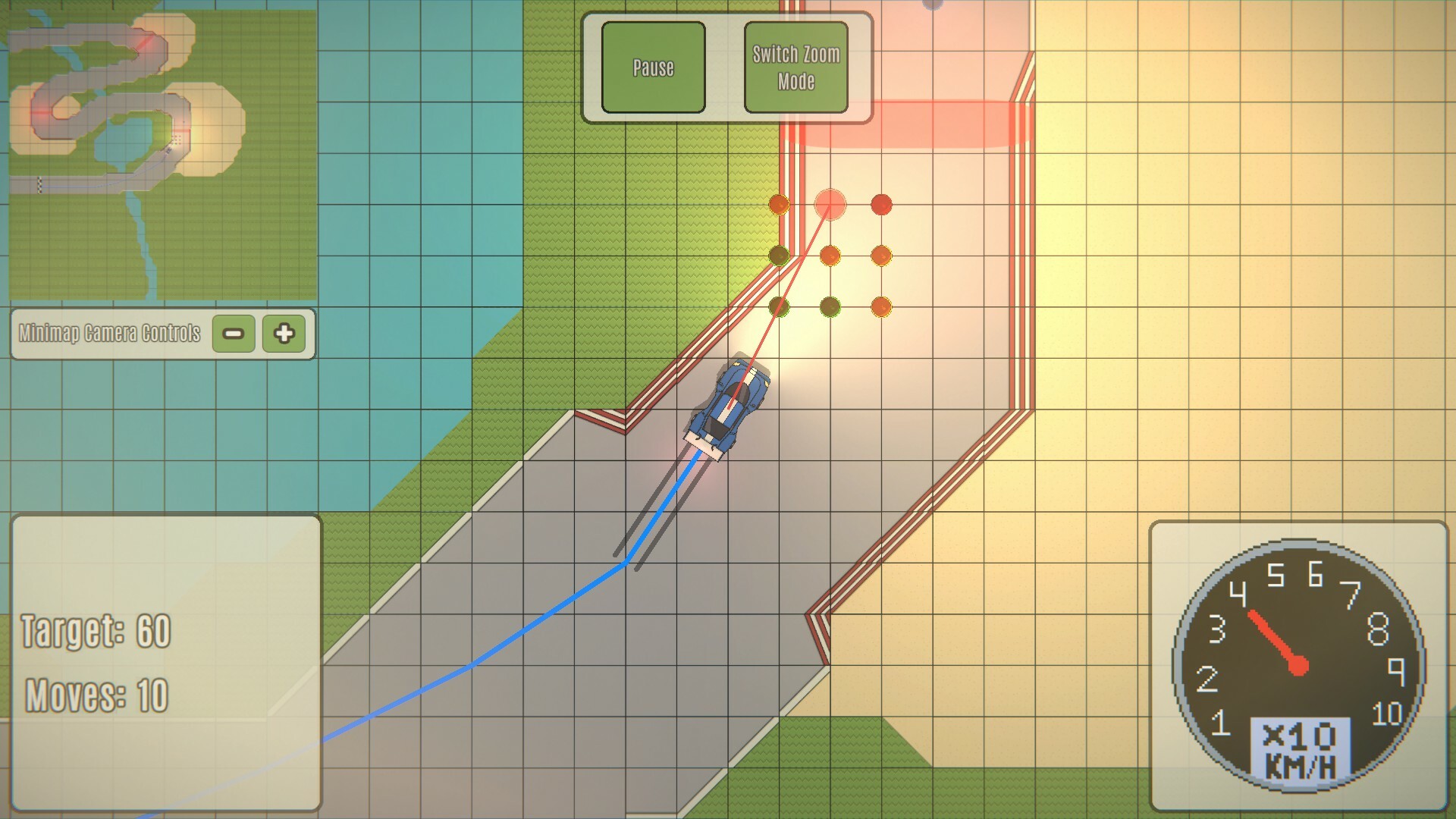 Delta Vector - Turn Based Racing screenshot 1