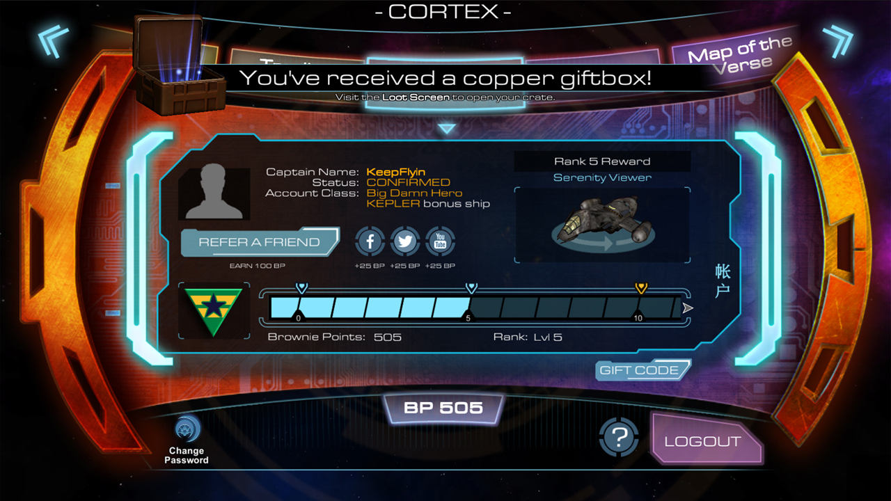 Firefly Online Cortex screenshot 1