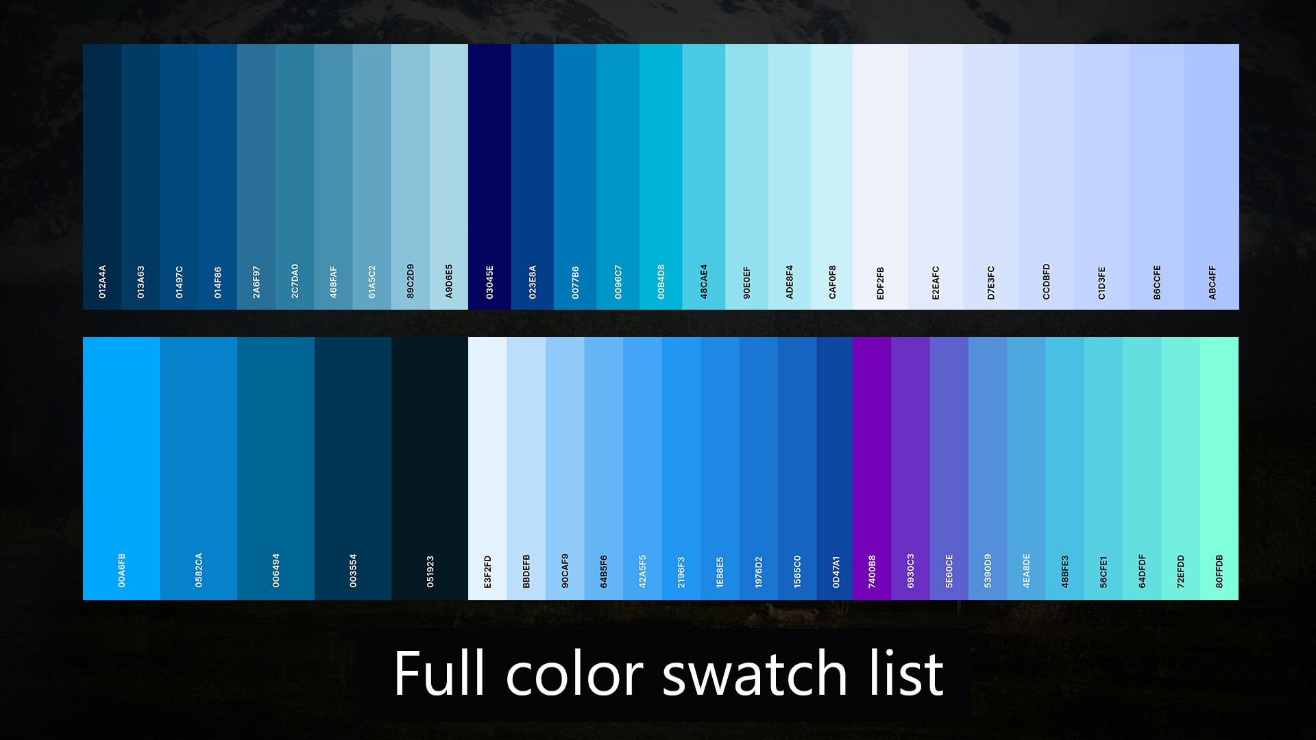 Blue Color Pack screenshot 1