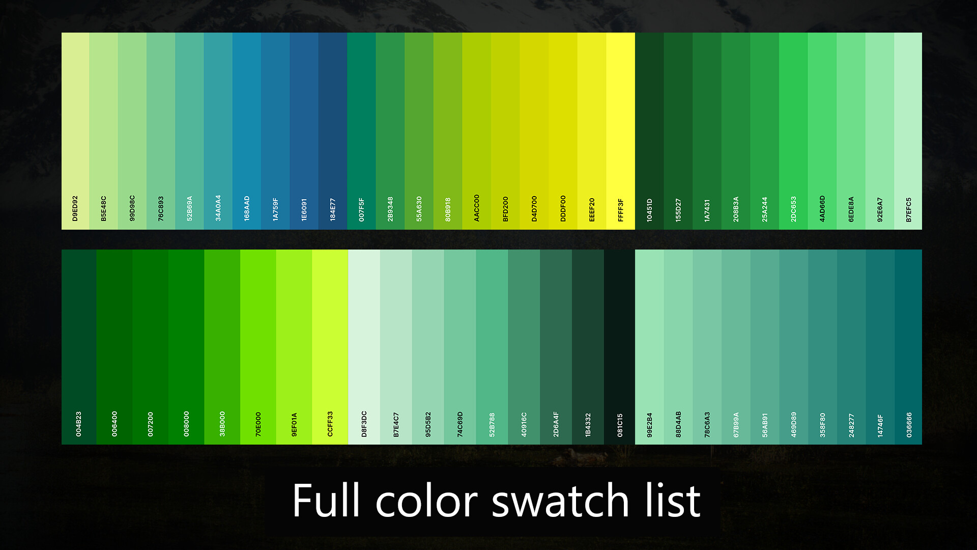 Green Color Pack screenshot 1