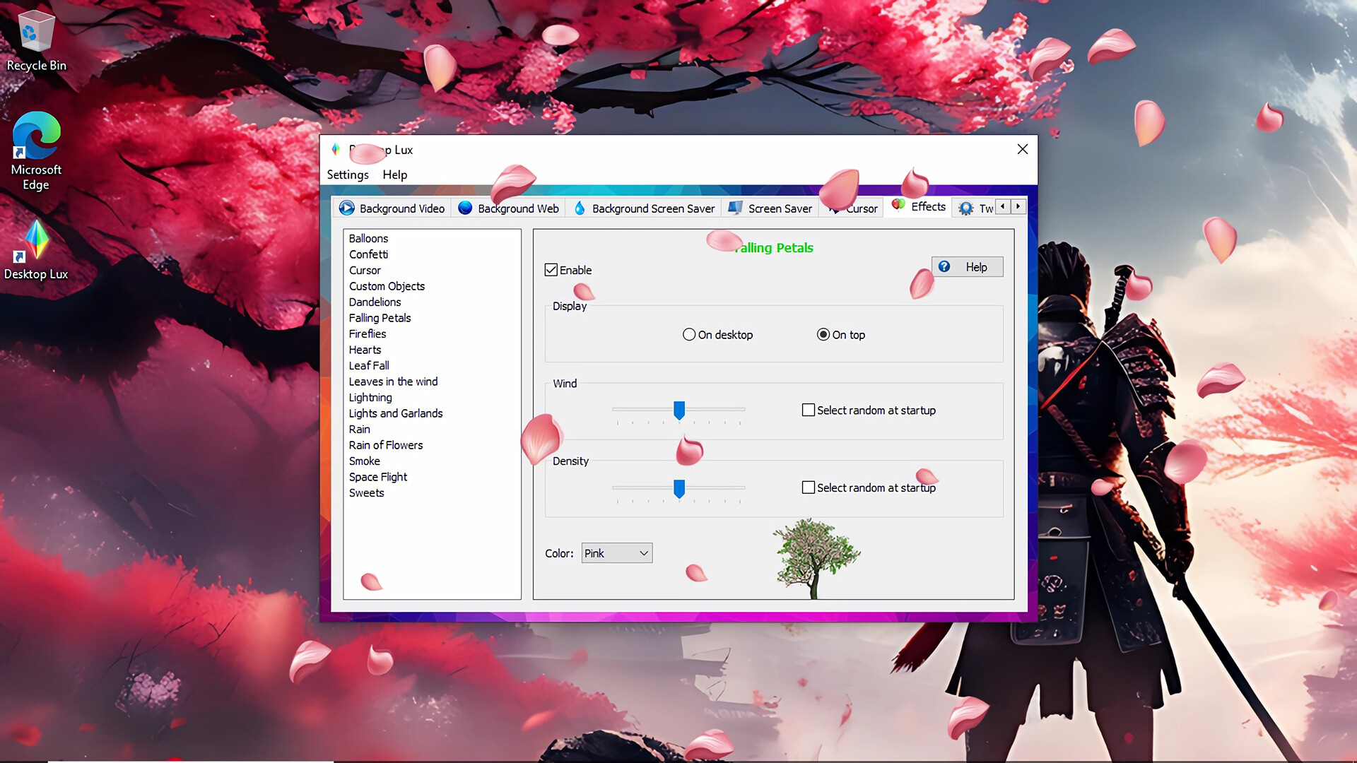 Desktop Lux screenshot 2