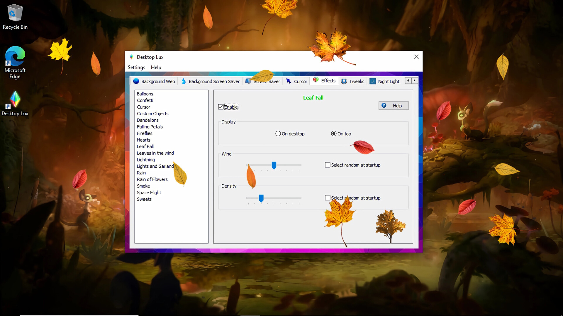 Desktop Lux screenshot 1