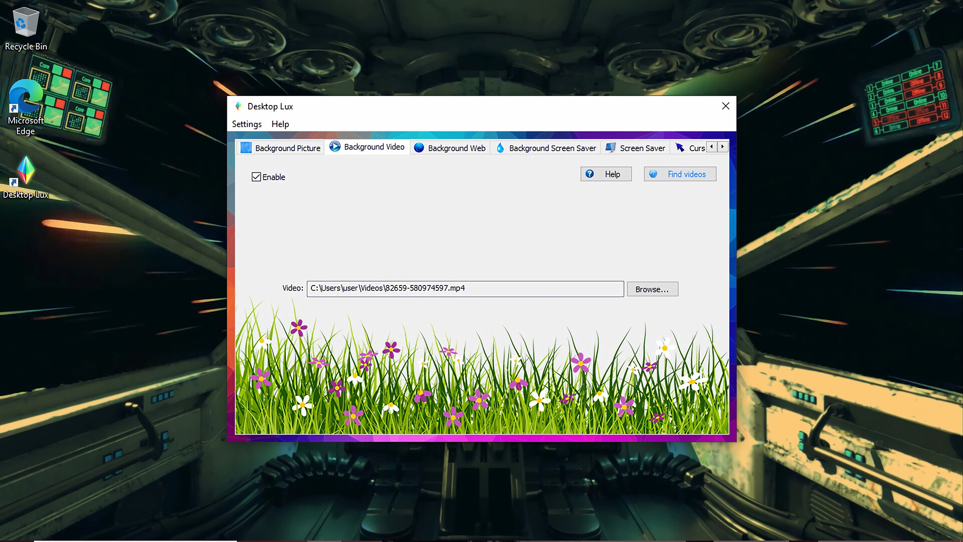 Desktop Lux screenshot 3