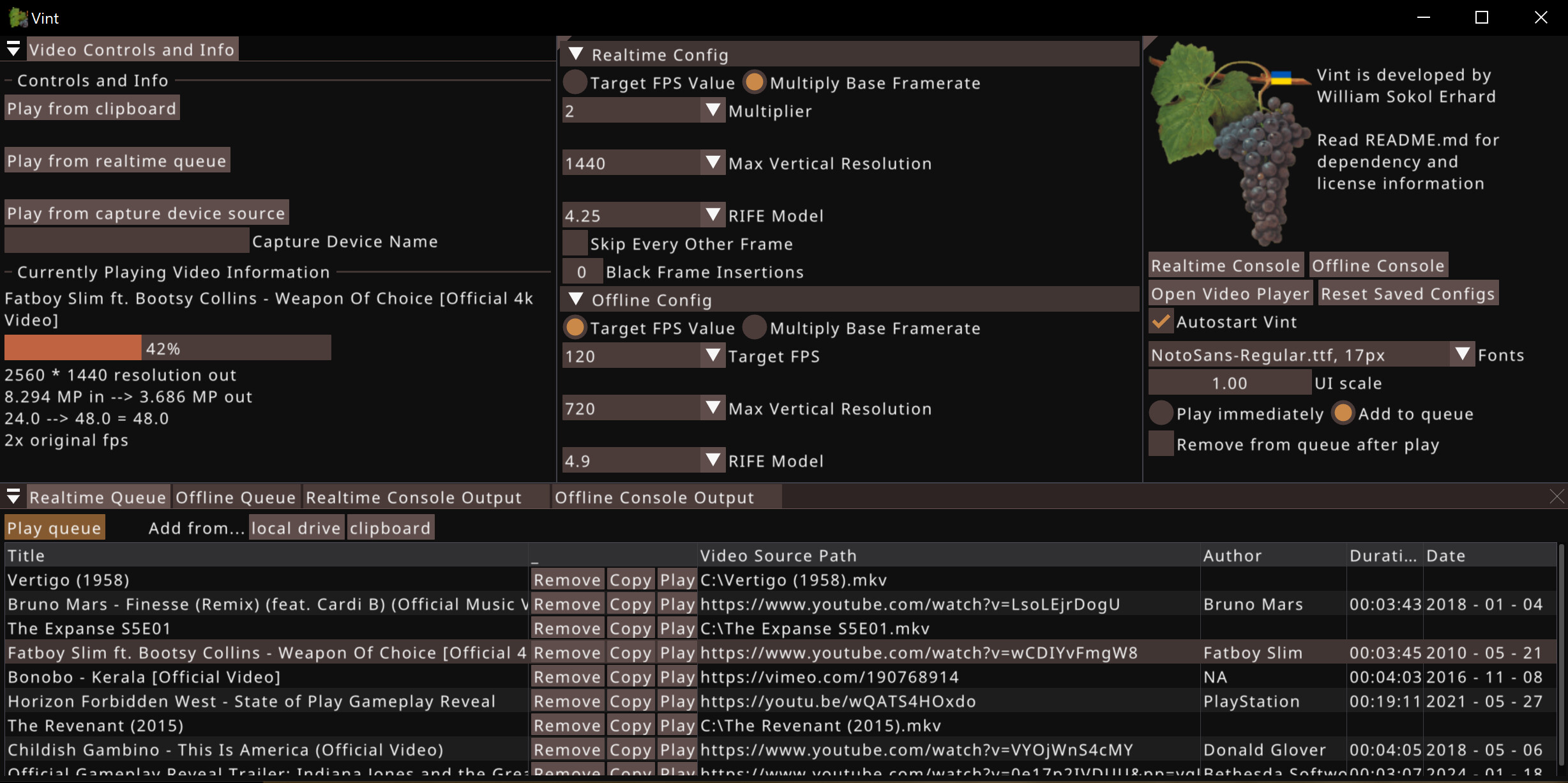 Vint screenshot 1
