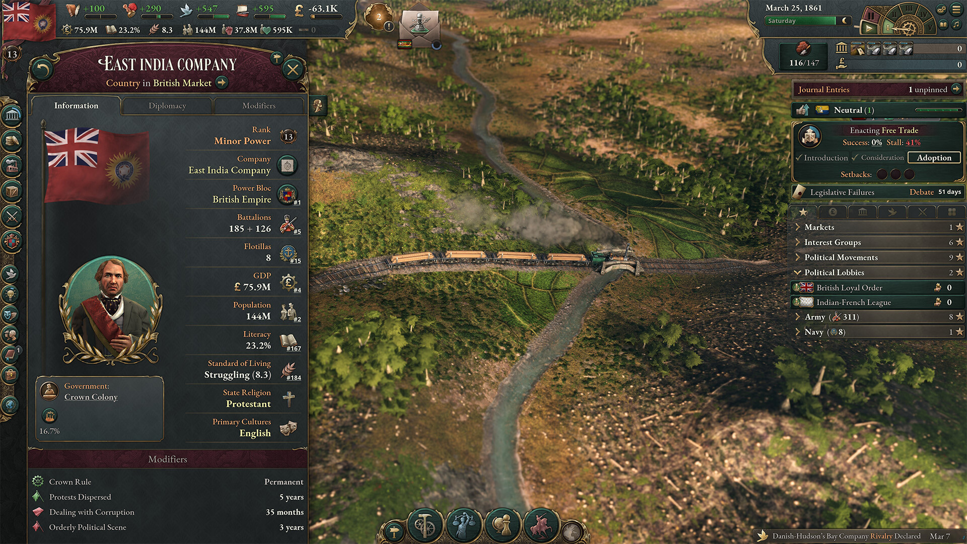 Victoria 3: Charters of Commerce - Mechanics Pack screenshot 4