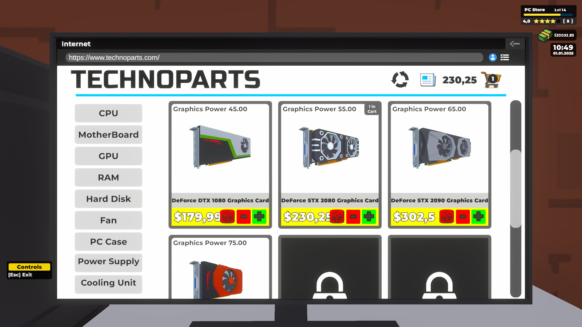 PC Store Simulator screenshot 8