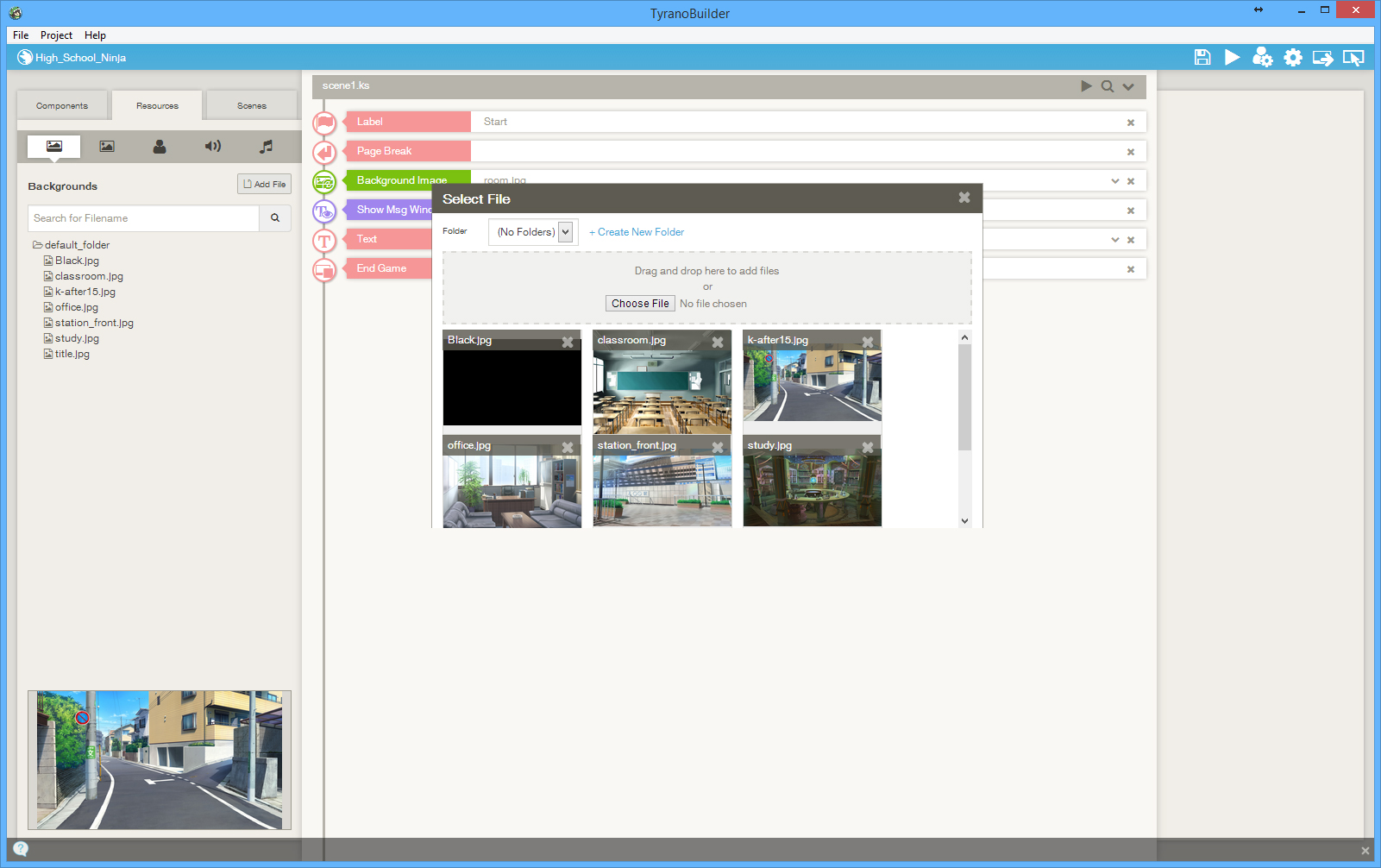 TyranoBuilder Visual Novel Studio screenshot 10