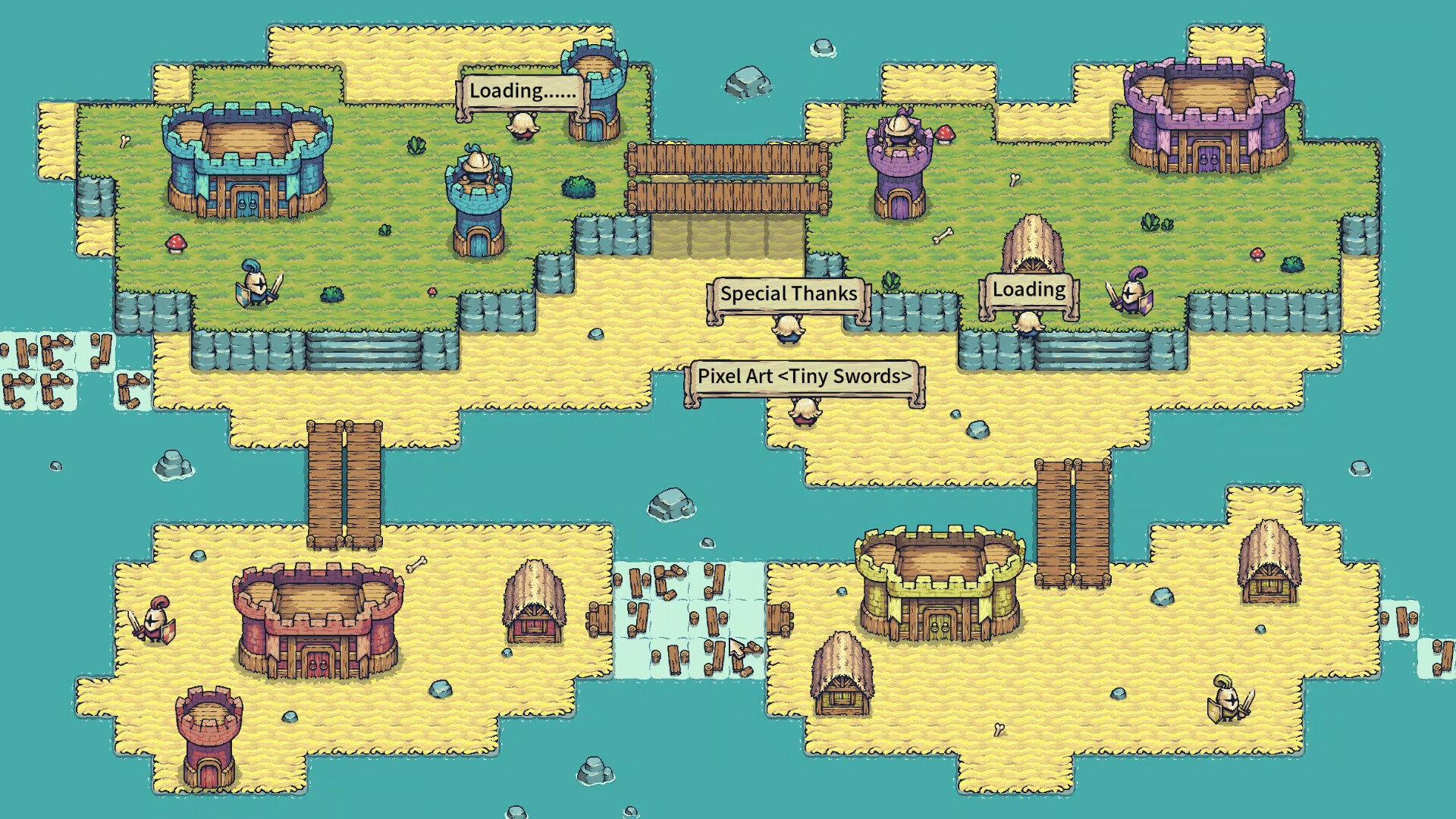 Four Mini Kingdoms War screenshot 1