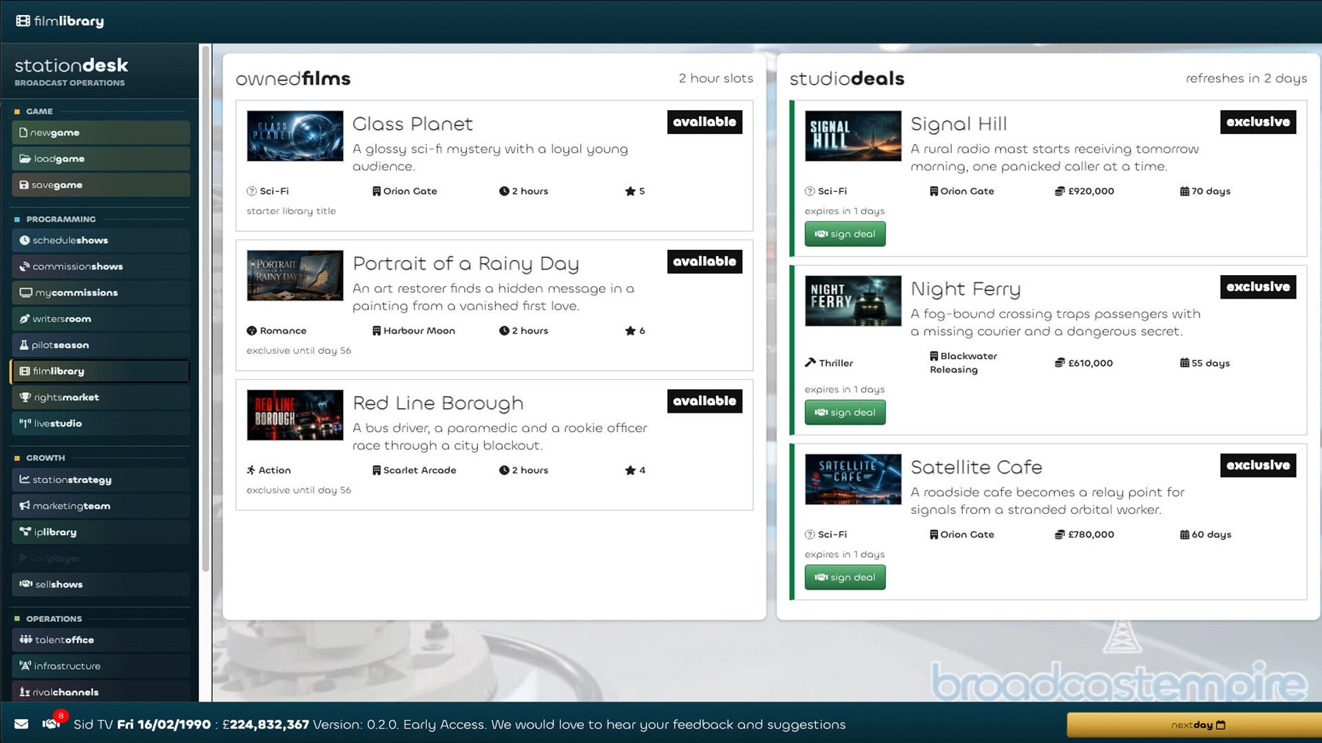 Broadcast Empire screenshot 6