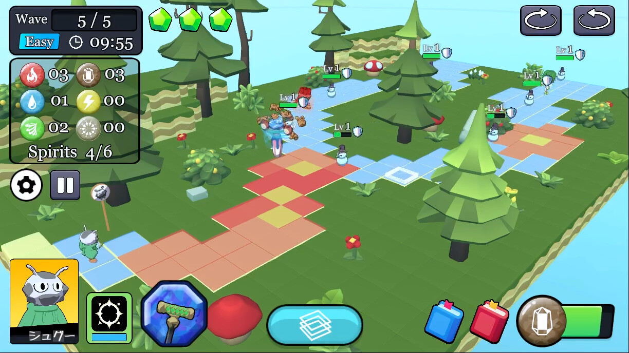 シーモンタウンTDふたつの魔法の杖と危険すぎた追跡 screenshot 1