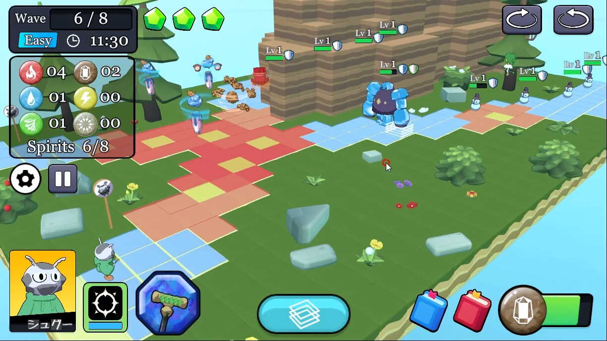 シーモンタウンTDふたつの魔法の杖と危険すぎた追跡 screenshot 2