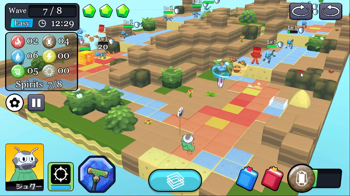 シーモンタウンTDふたつの魔法の杖と危険すぎた追跡 screenshot 3