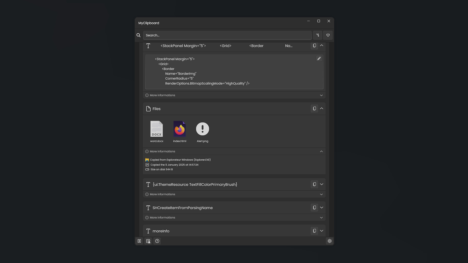 MyClipboard screenshot 4