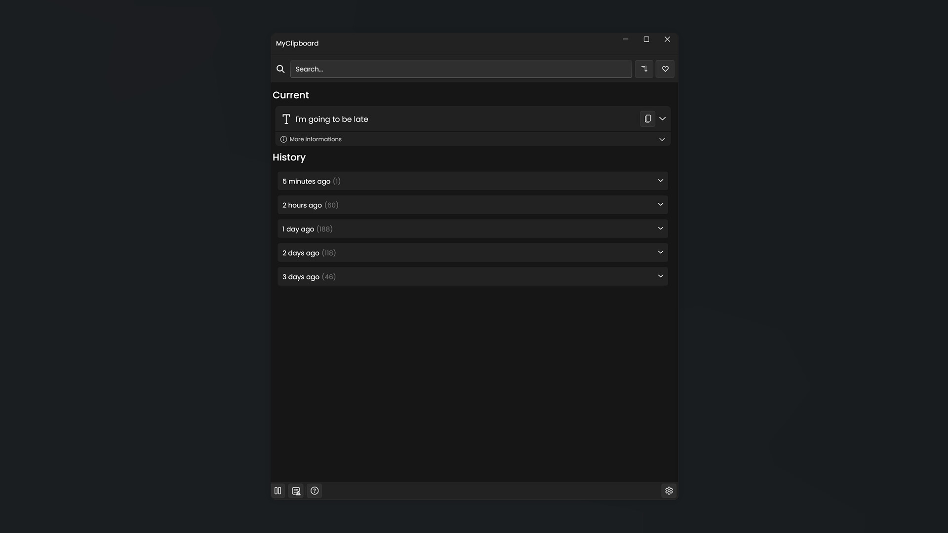 MyClipboard screenshot 2