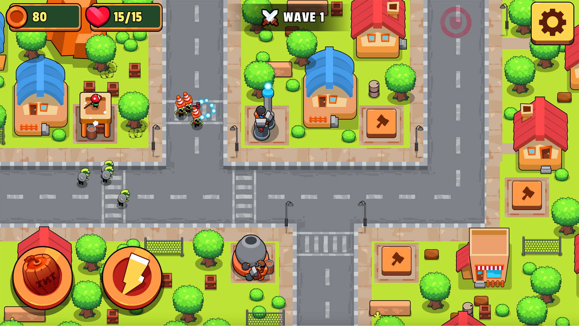 Zombie Tower Defense screenshot 1