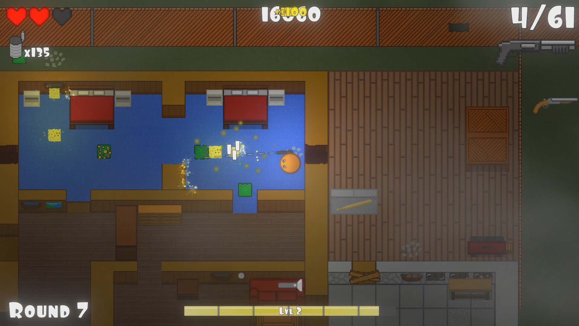 Zombie Cubes 2 screenshot 1