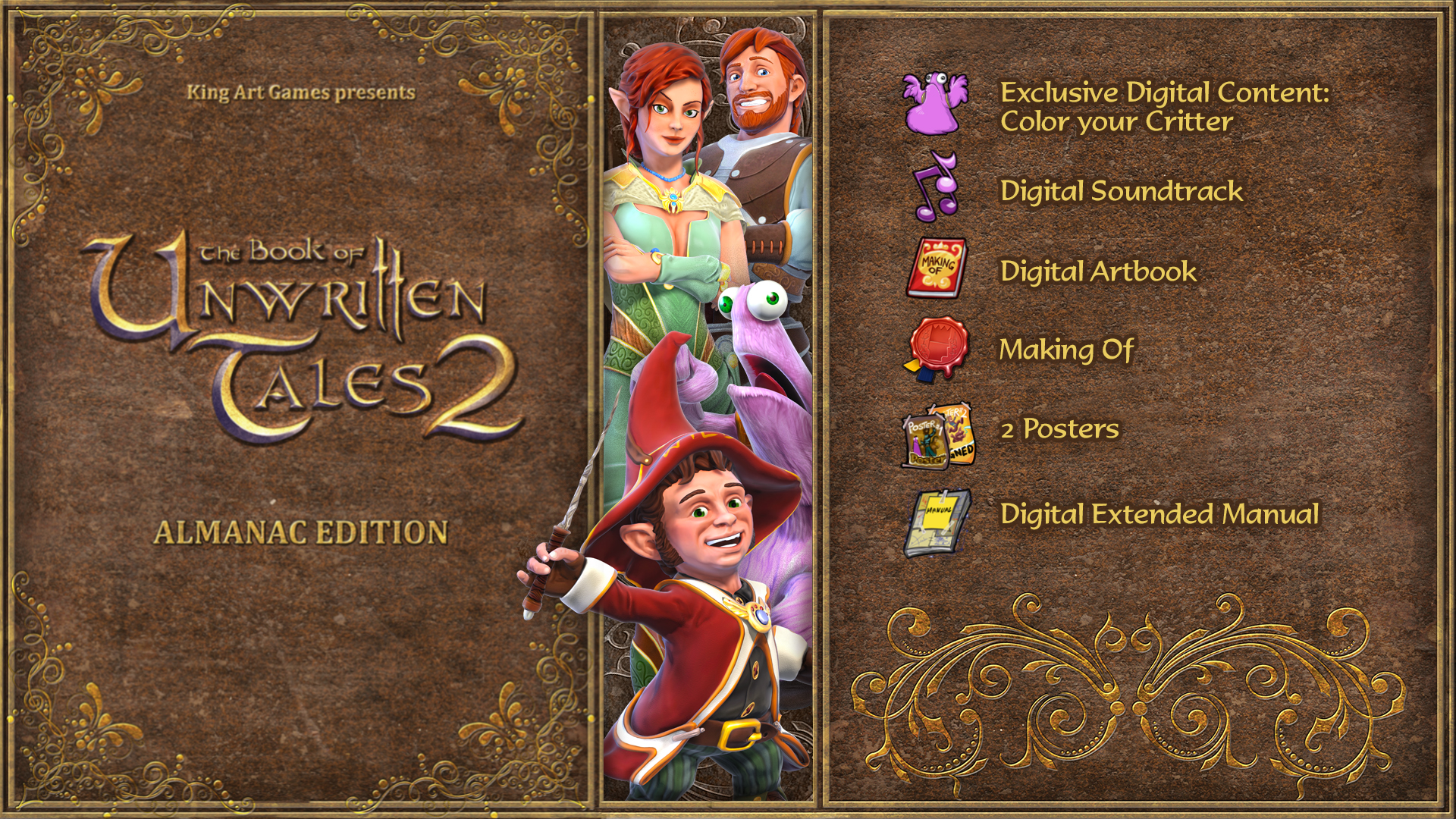 The Book of Unwritten Tales 2 Almanac Edition Extras screenshot 1