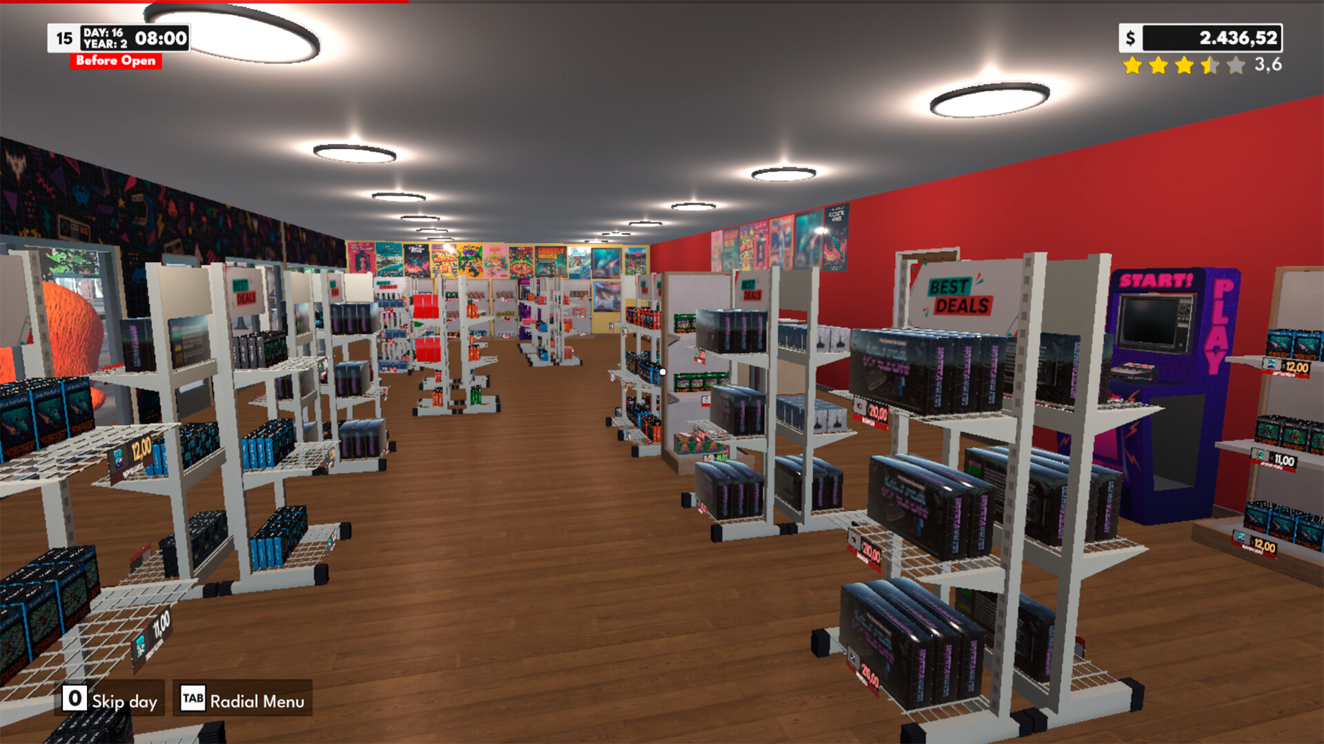 Game Store Chronicle gameplay screenshot 1