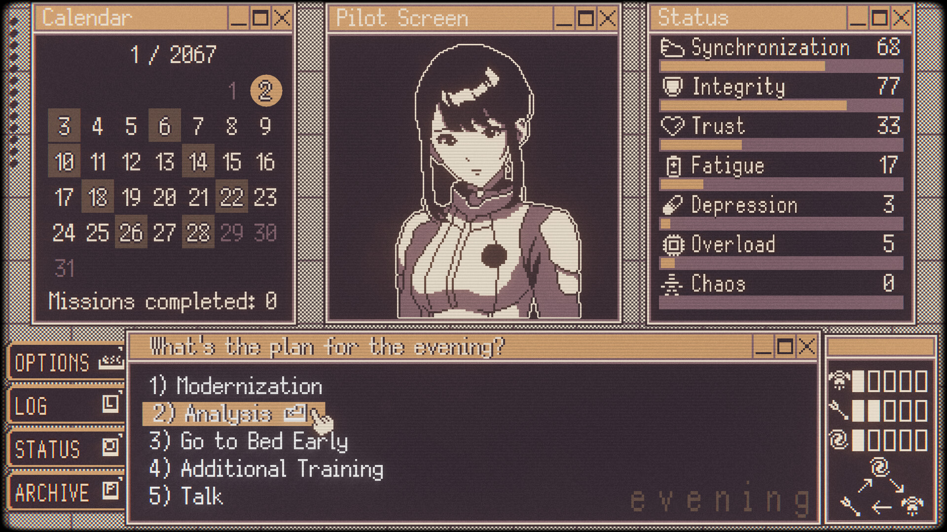 Valkyrie Iteration: Mecha Pilot Raising Pocket Simulator screenshot 1