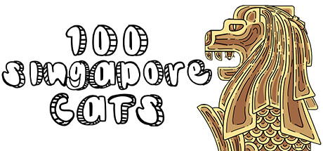 100 Singapore Cats Logo