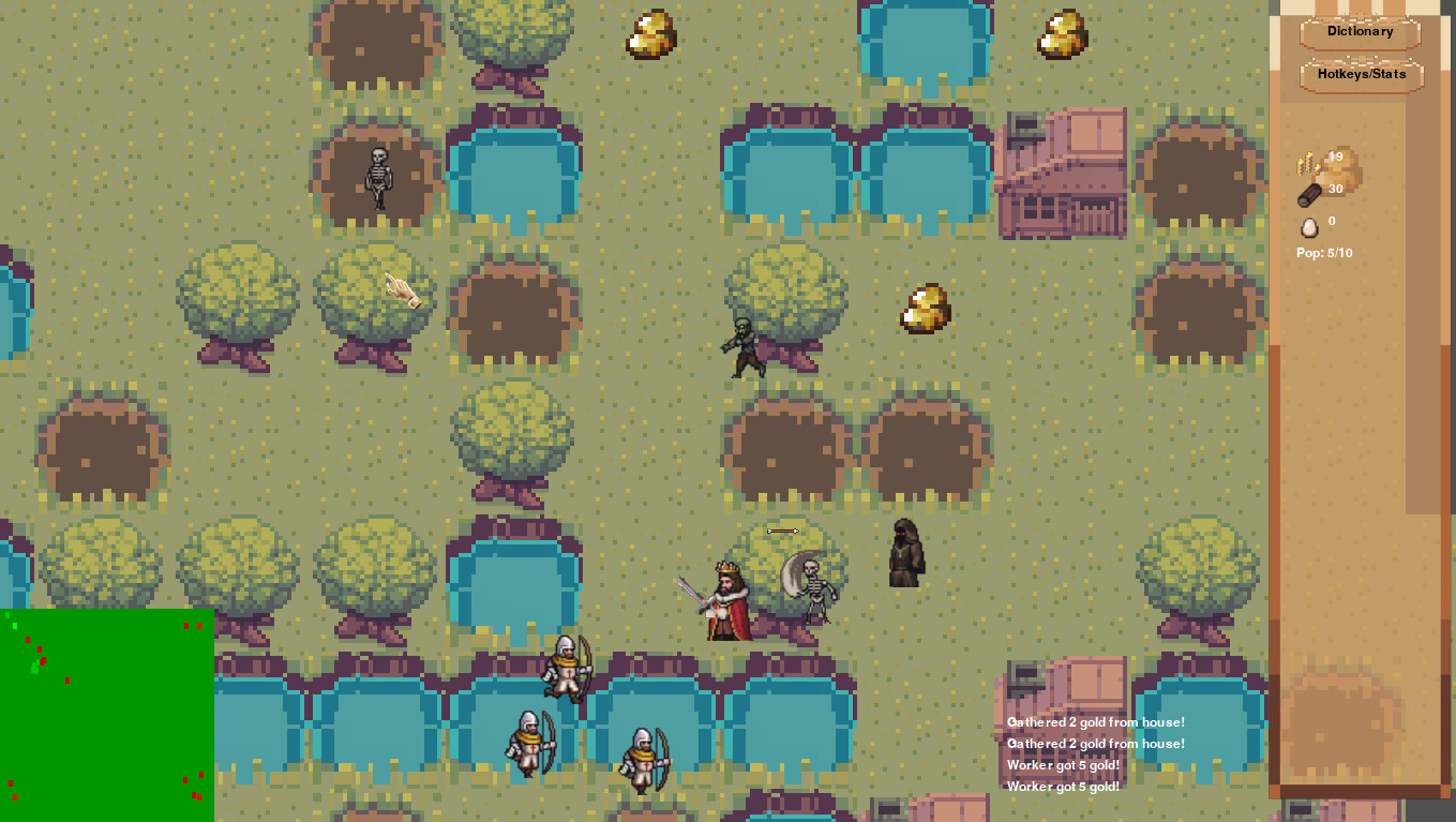 Medieval war simulator RTS screenshot 1
