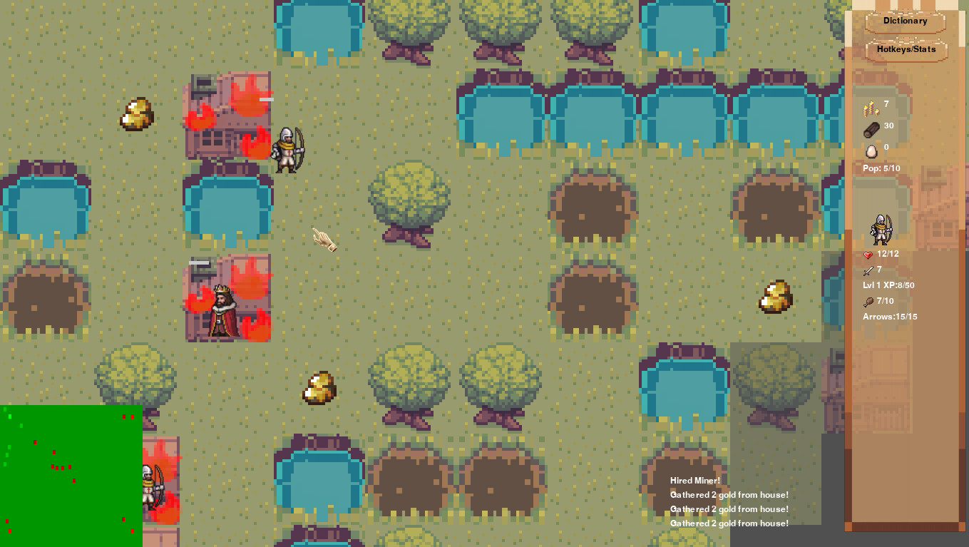 Medieval war simulator RTS screenshot 2