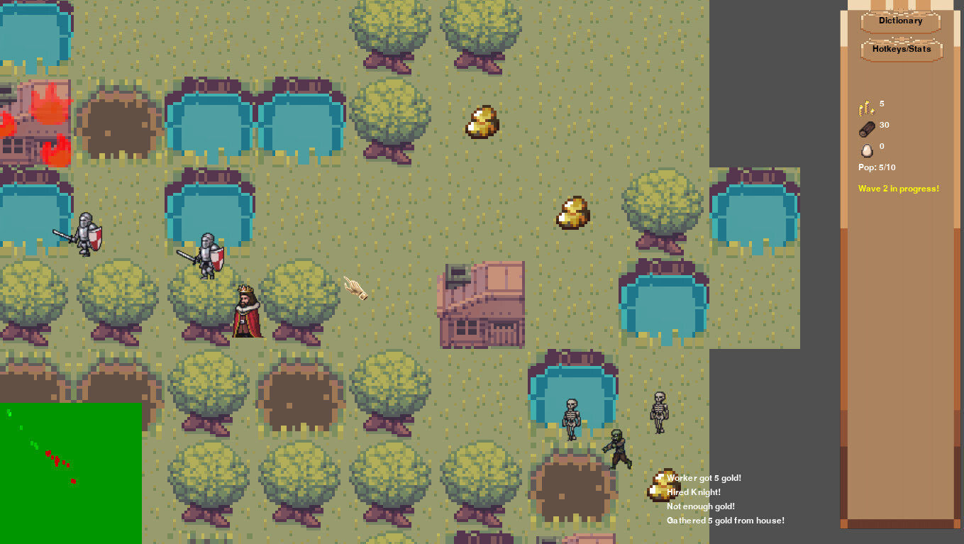 Medieval war simulator RTS screenshot 5