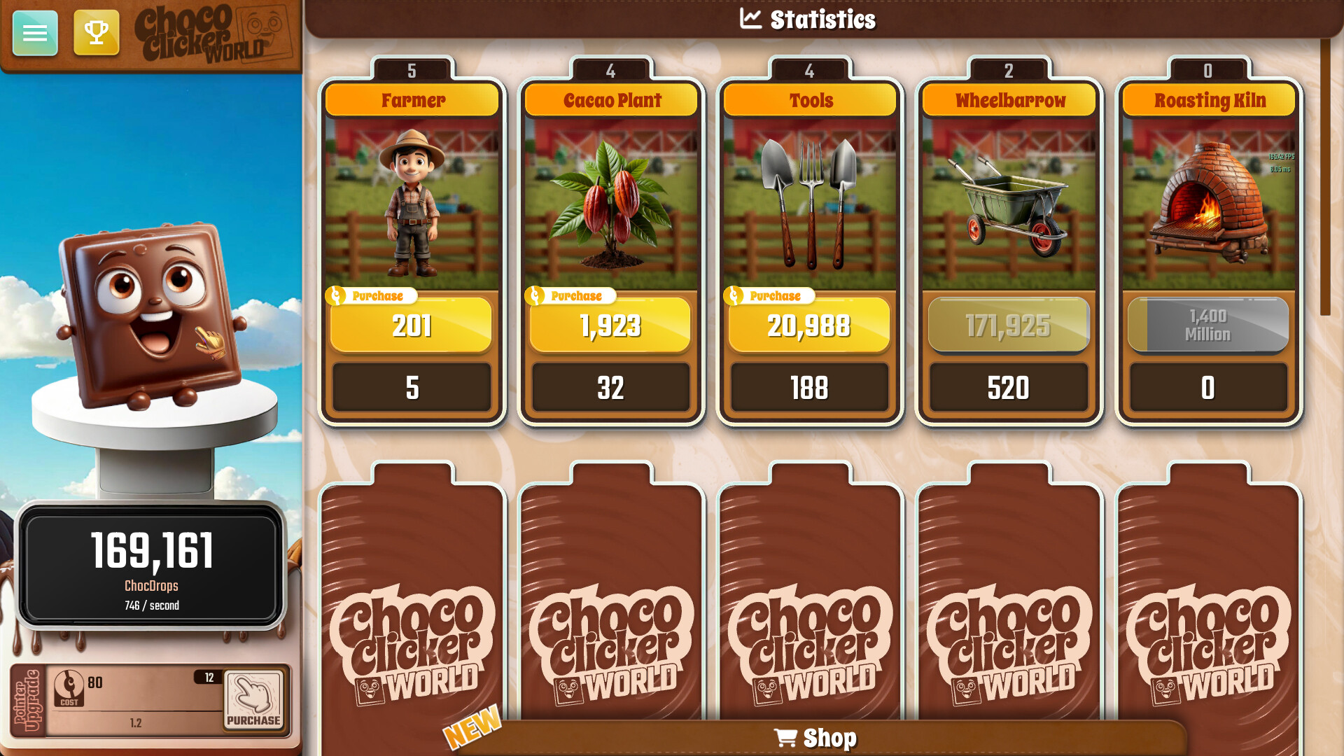 Choco Clicker World screenshot 2