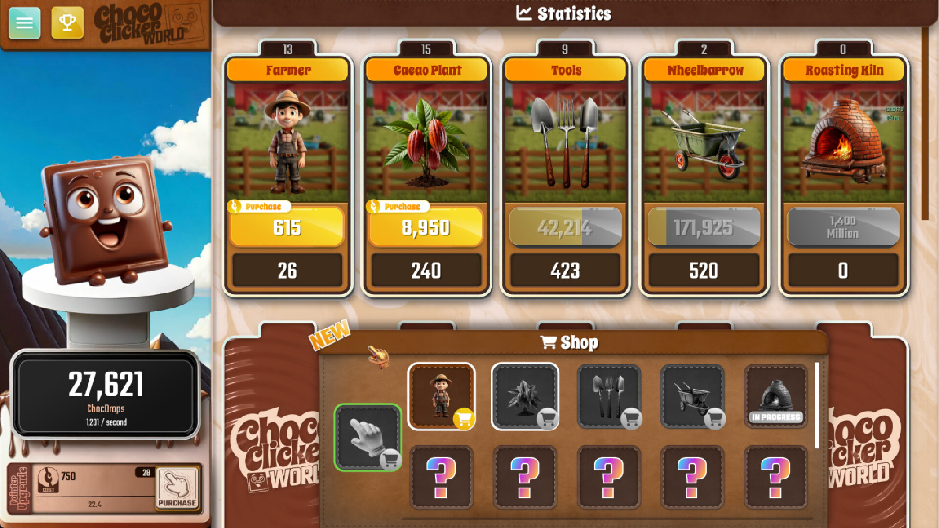Choco Clicker World screenshot 4