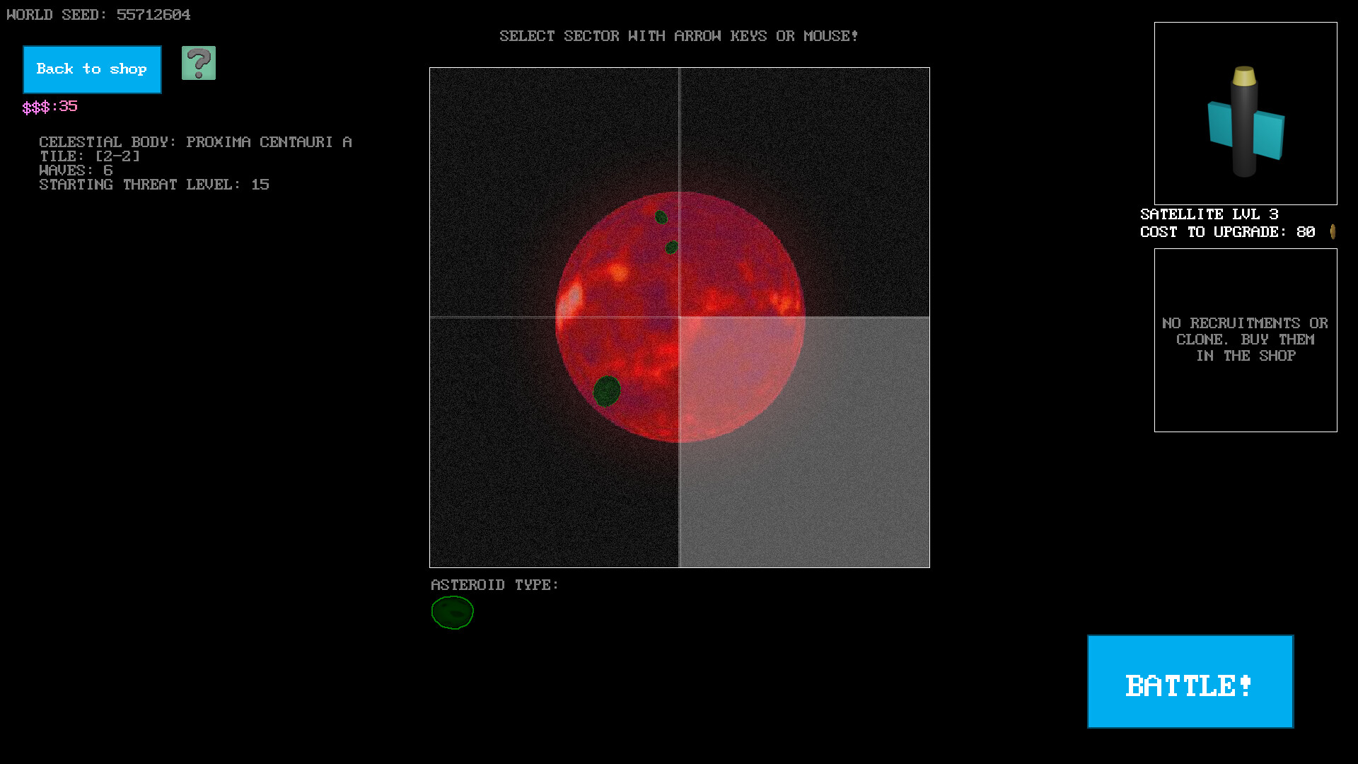Asteroids ++ | Proxima Centauri screenshot 1