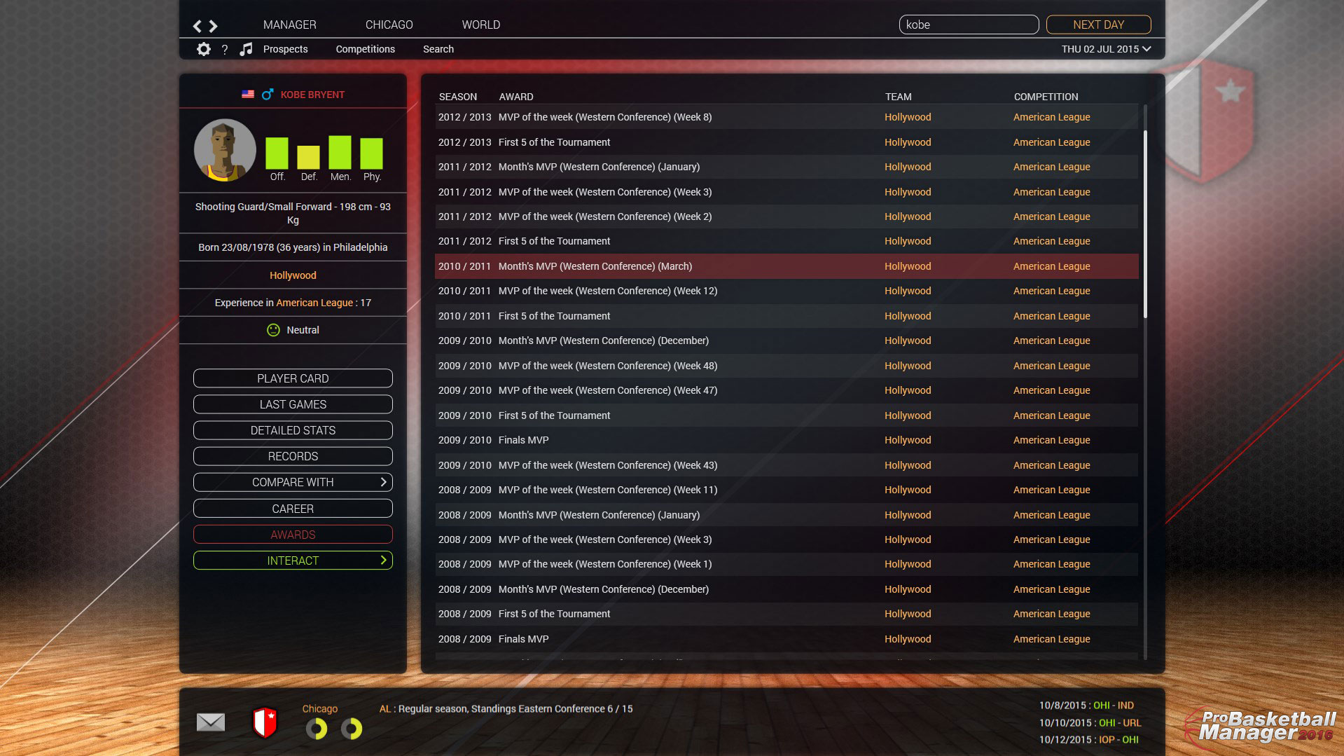 Pro Basketball Manager 2016 screenshot 14