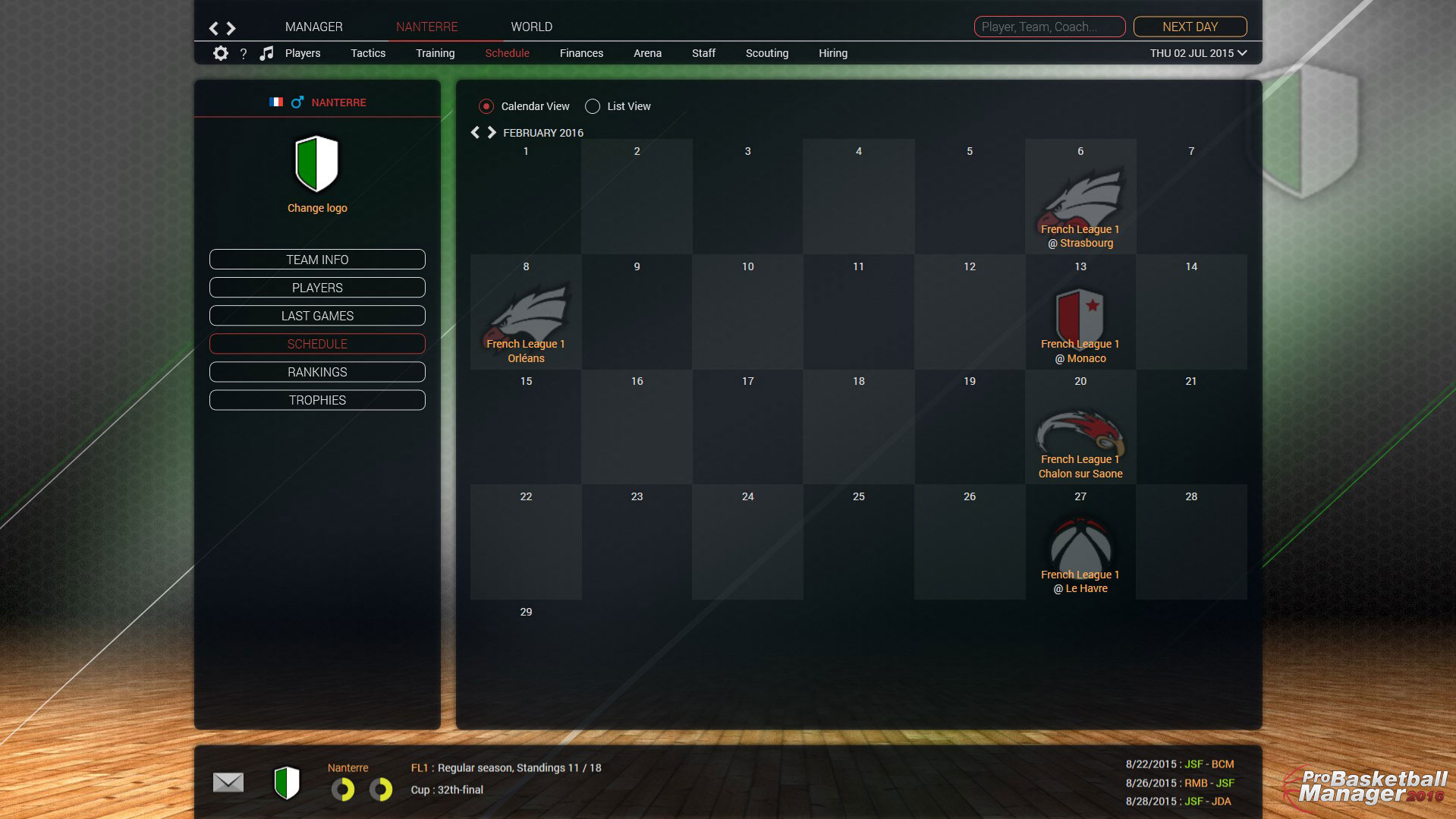 Pro Basketball Manager 2016 screenshot 4