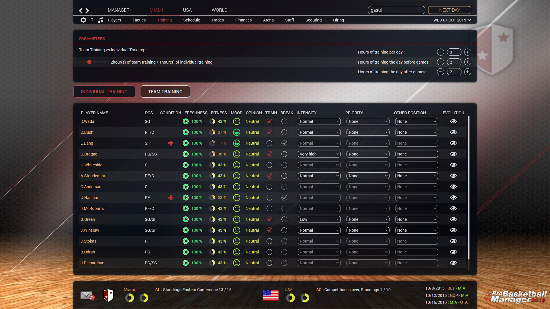 Pro Basketball Manager 2016 screenshot 12