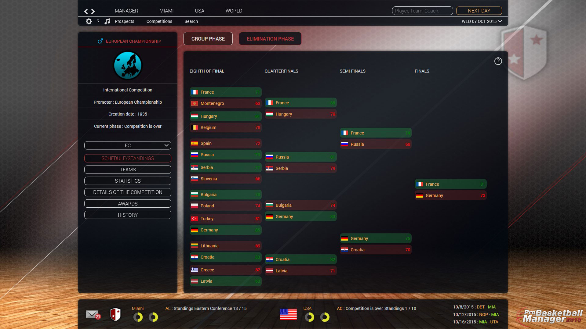 Pro Basketball Manager 2016 screenshot 7