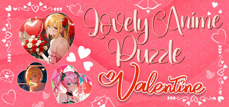 Lovely Anime Puzzle: Valentine — Steam header