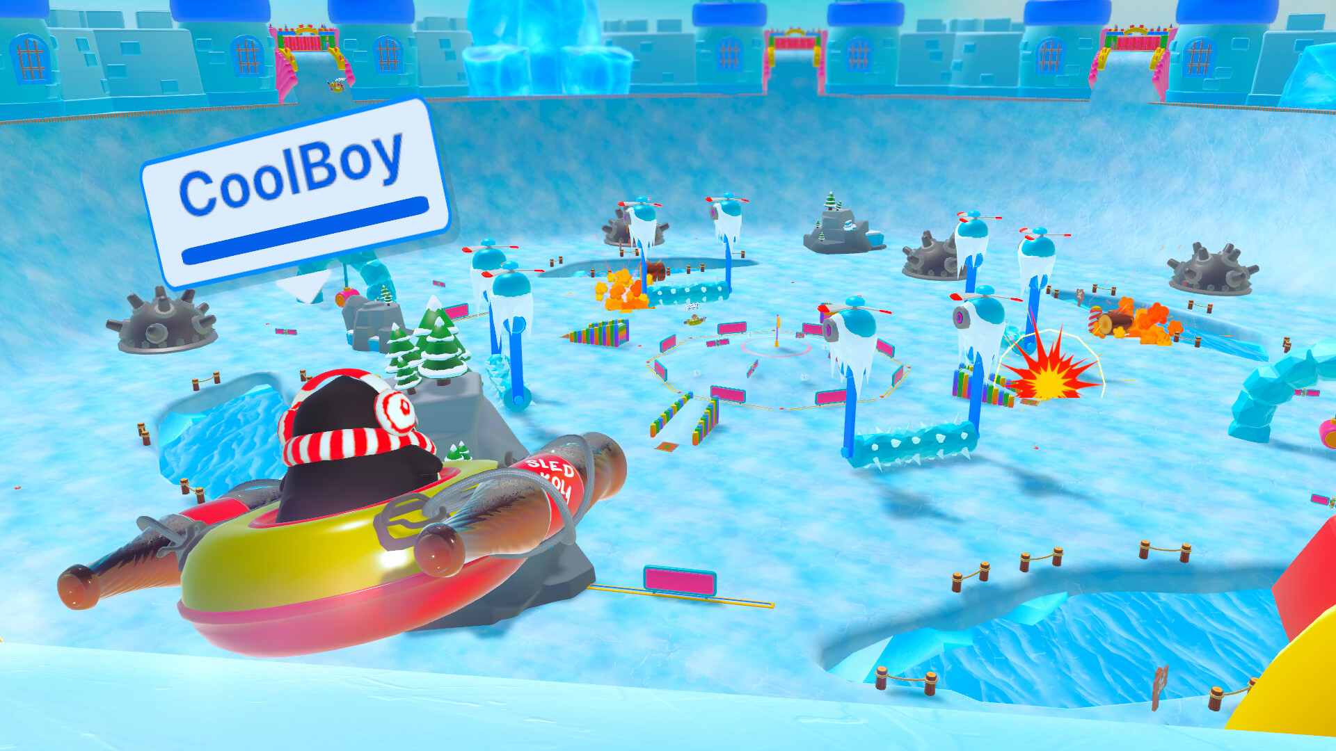 Sled Together screenshot 3