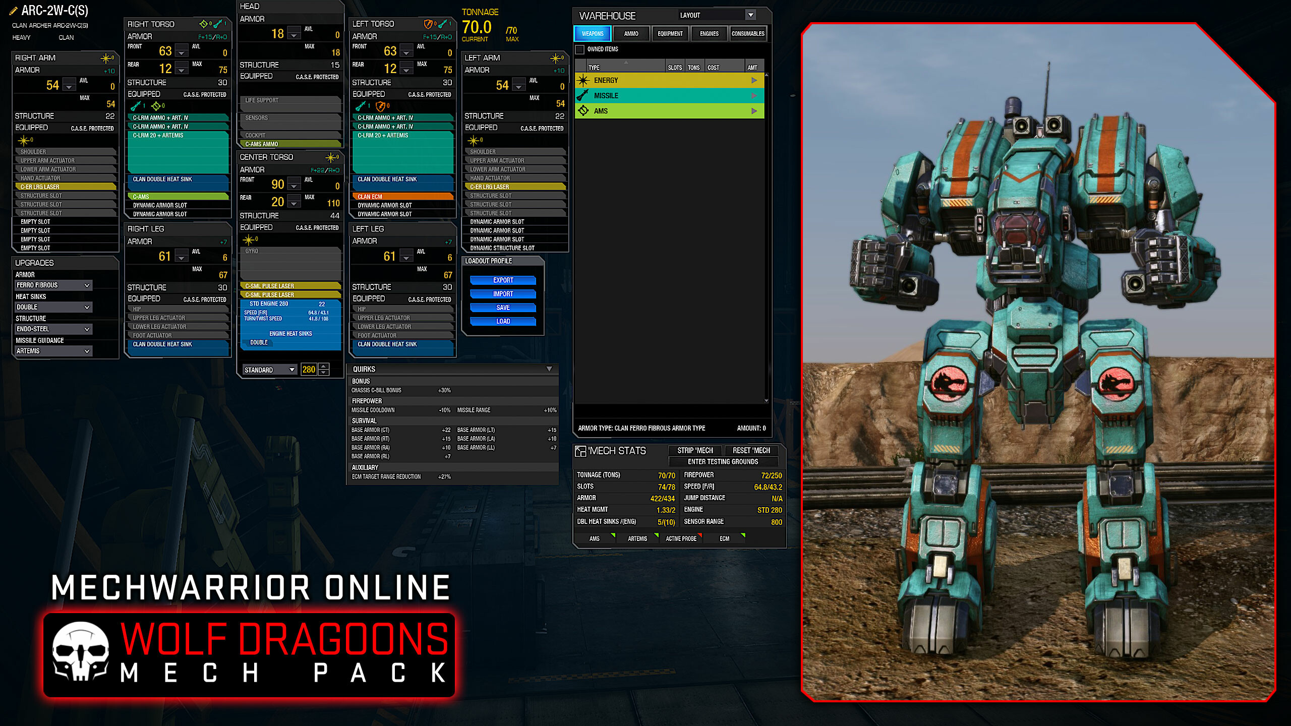 MechWarrior Online™ - Wolf Dragoons Mech Pack screenshot 2