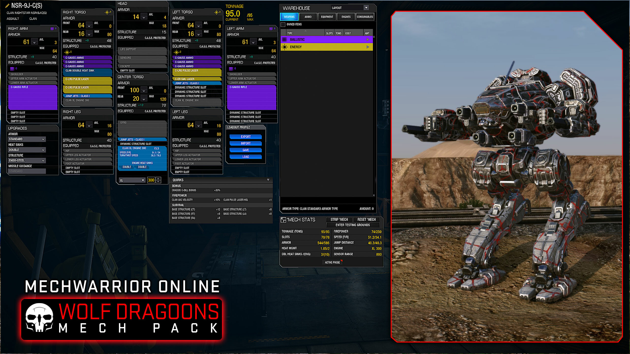 MechWarrior Online™ - Wolf Dragoons Mech Pack screenshot 4