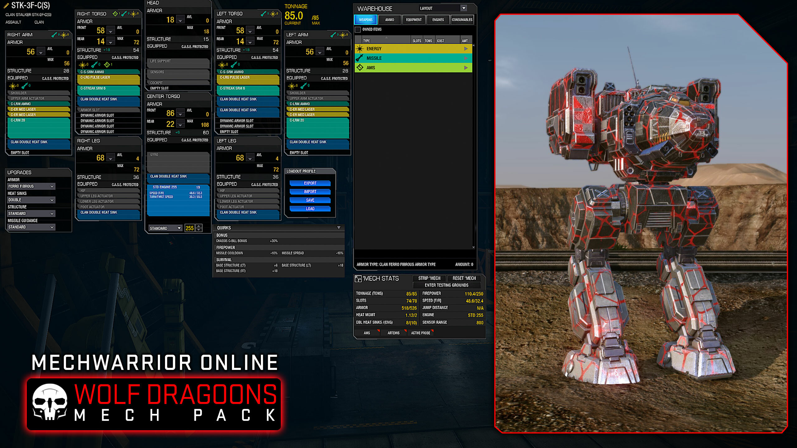 MechWarrior Online™ - Wolf Dragoons Mech Pack screenshot 6